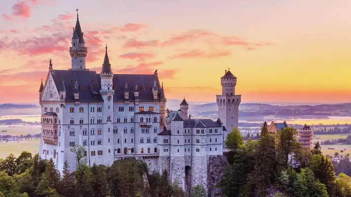 AnyWayTale - Germany Travel Guide showcasing Neuschwanstein Castle and scenic fairytale landscapes