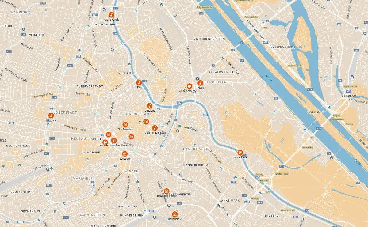 AnyWayTale Vienna Cultural Map