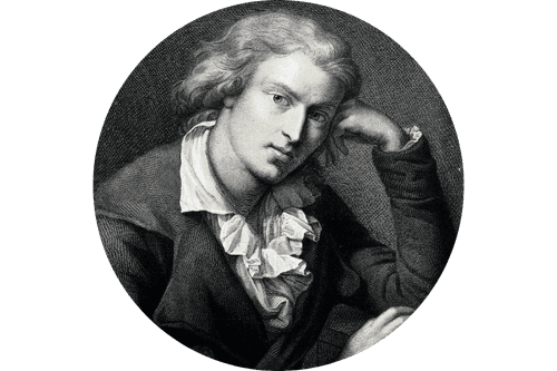 AnyWayTale-Friedrich Schiller portrait for Dresden famous quotes section.